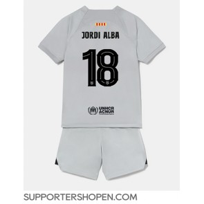 Barcelona Jordi Alba #18 Tredje tröja Barn 2022-23 Kortärmad (+ korta byxor)